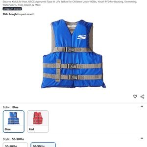 Stearns Kids Blue Life Vest